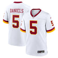 Jayden Daniels Washington Commanders Game Super Bowl Era Jersey - White | Stitched Football Jersey TJS0031