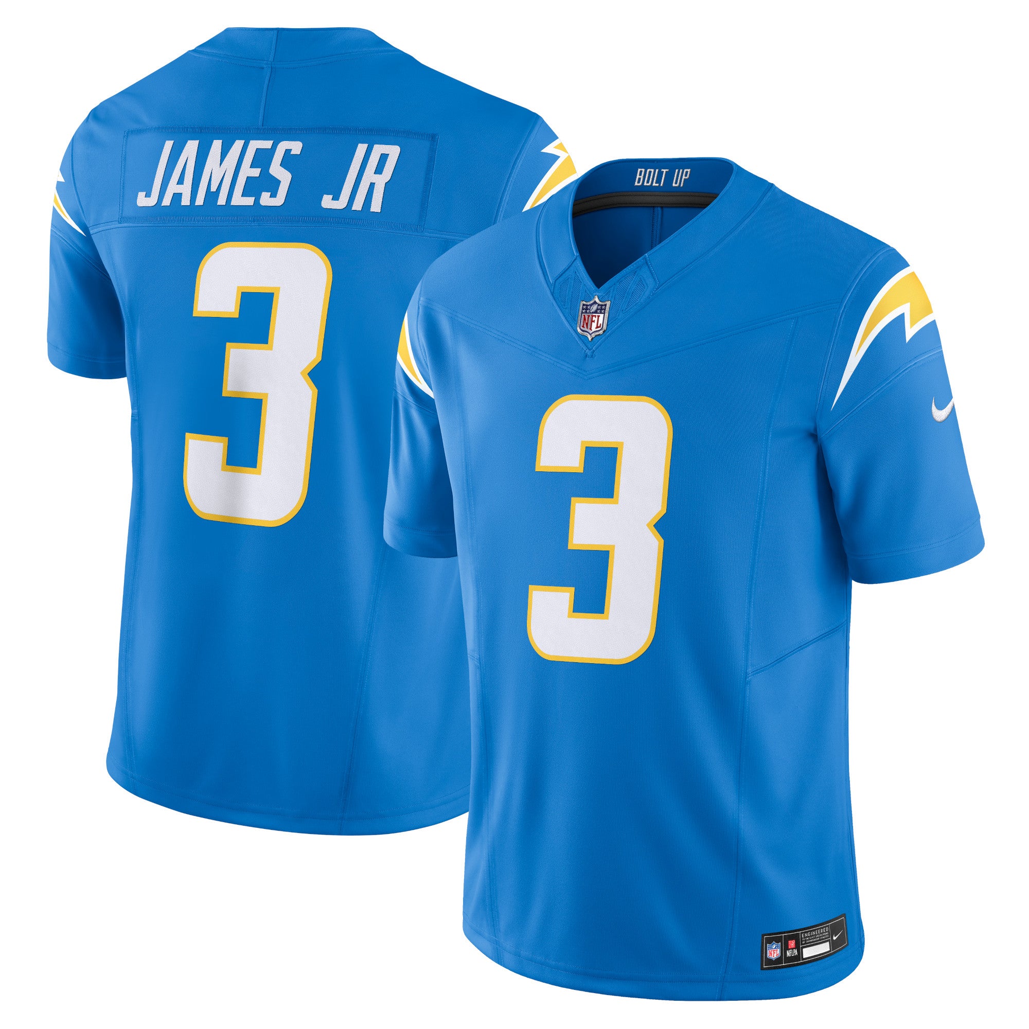 Derwin James Jr. Los Angeles Chargers Vapor F.U.S.E. Limited Jersey - Powder Blue | Stitched Football Jersey TJS0053