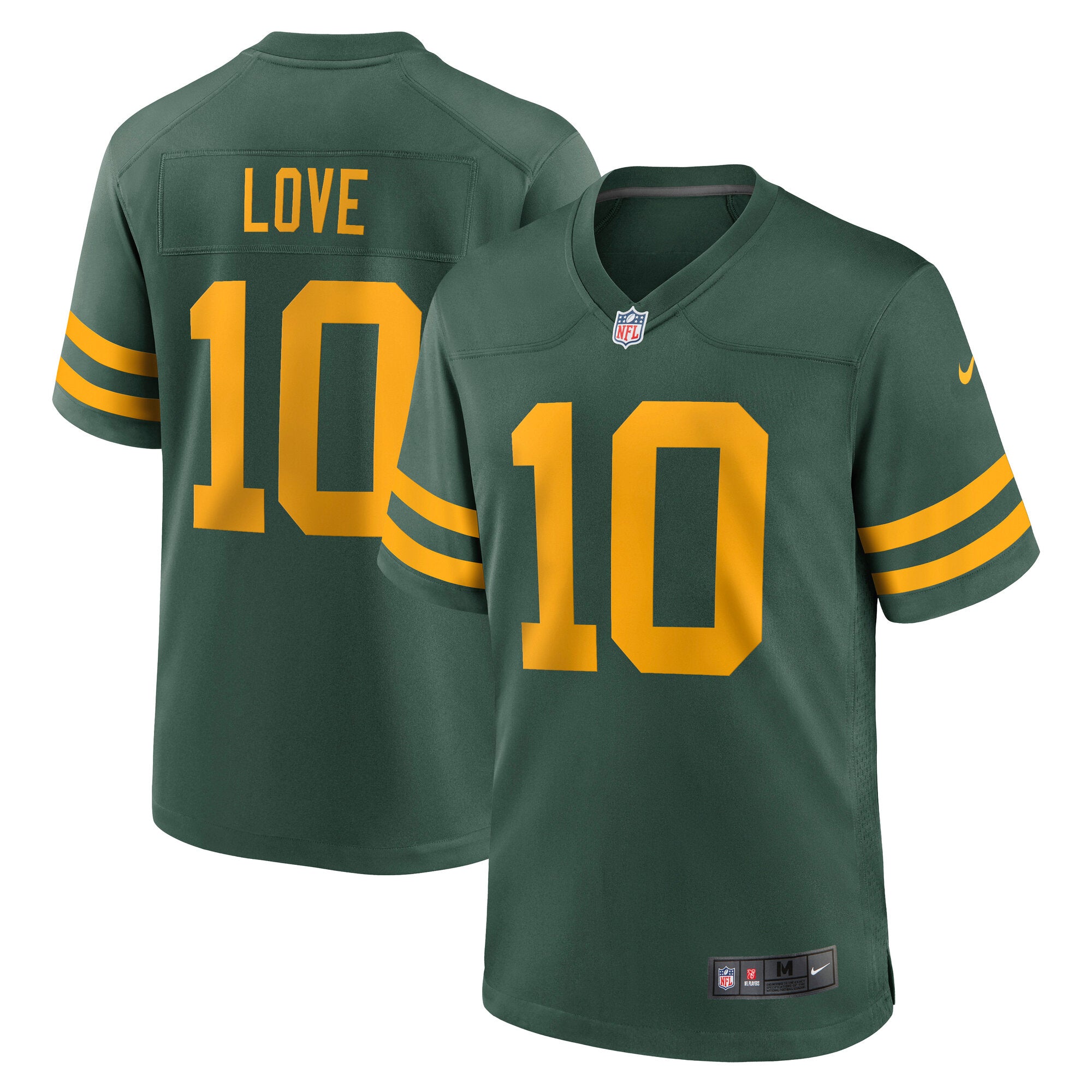 Jordan Love Green Bay Packers Alternate Game Jersey - Green | Stitched Football Jersey TJS0077