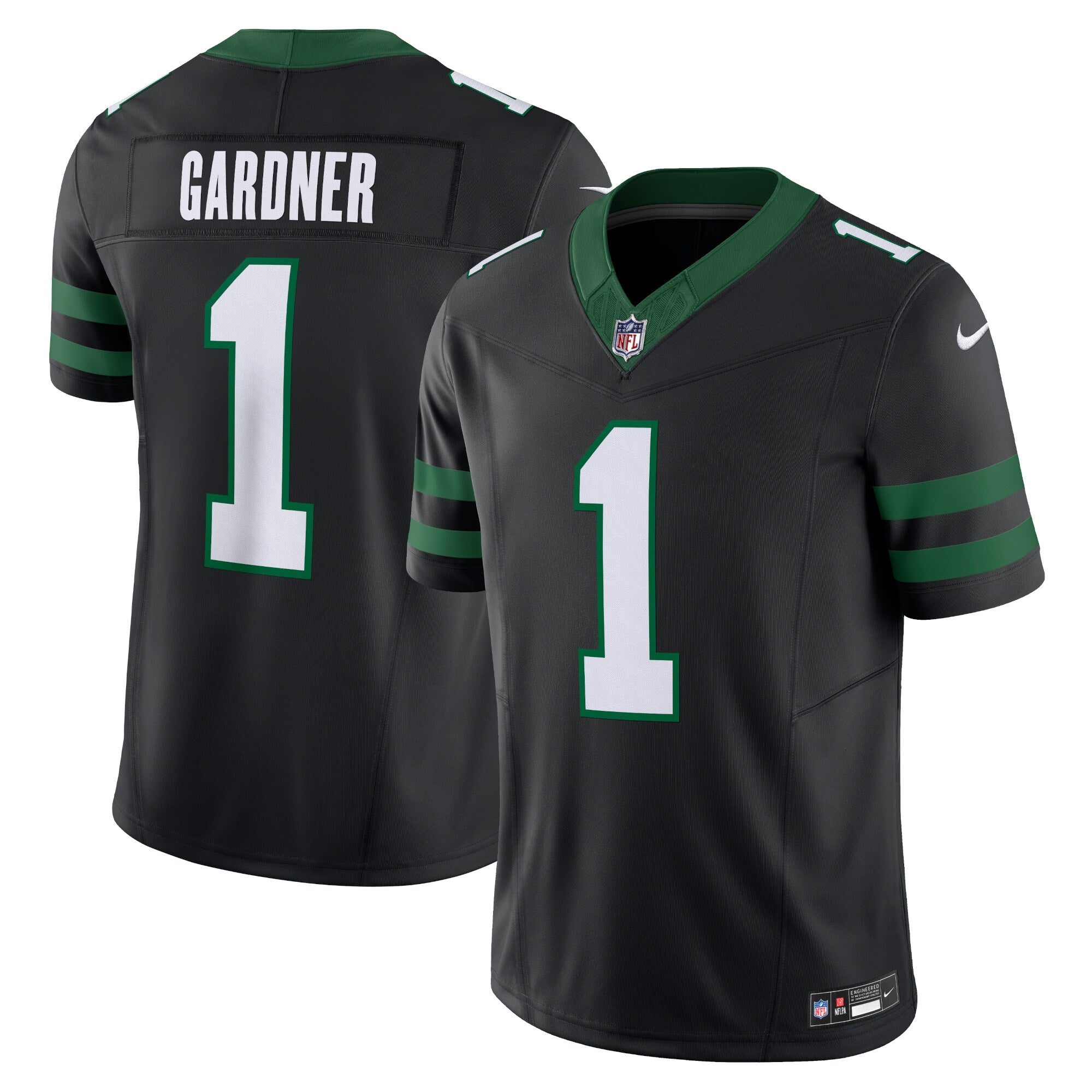 Ahmad Sauce Gardner New York Jets Alternate Vapor F.U.S.E. Limited Jersey - Legacy Black | Stitched Football Jersey TJS0016