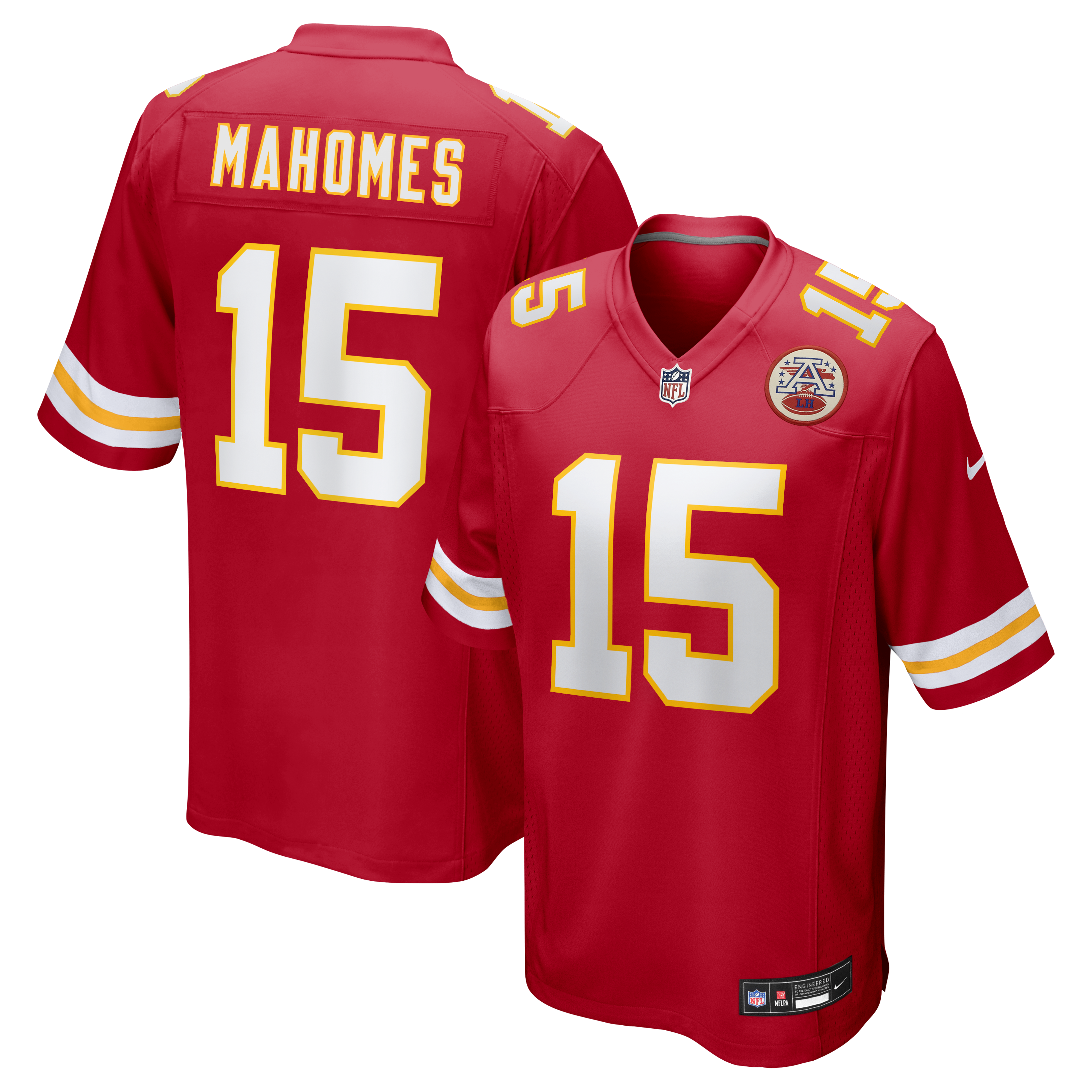 Patrick Mahomes Kansas City Chiefs Game Jersey - Red | Stitched Football Jersey TJS0017