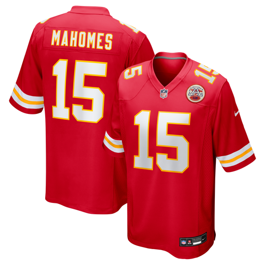 Patrick Mahomes Kansas City Chiefs Game Jersey - Red | Stitched Football Jersey TJS0017