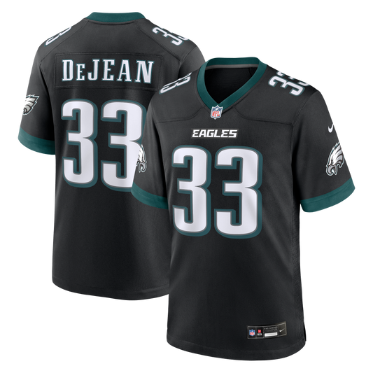 Cooper DeJean Philadelphia Eagles Alternate Game Jersey - Black | Stitched Football Jersey TJS0057