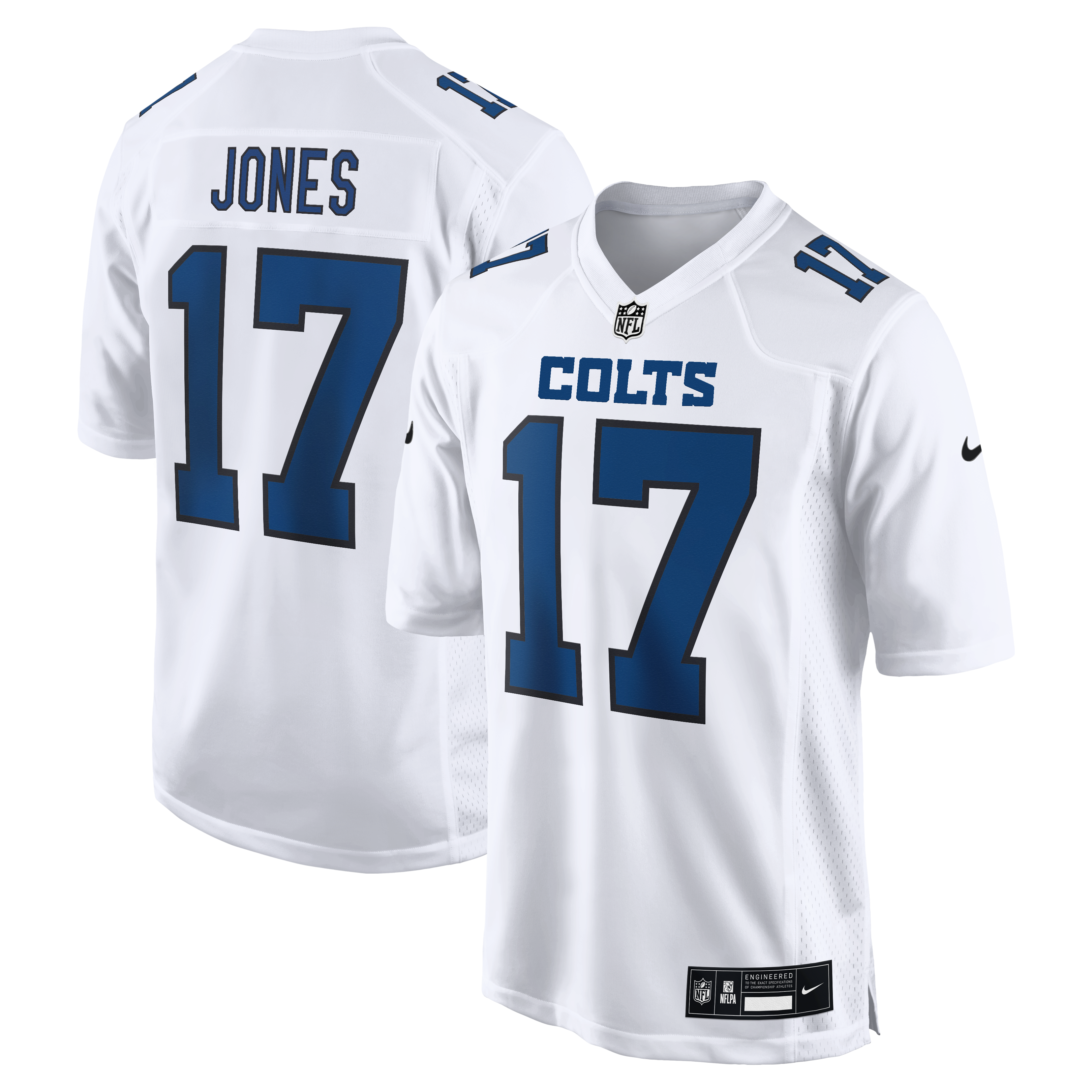 Daniel Jones Indianapolis Colts Fashion Game Jersey - Tundra White | Stitched Football Jersey TJS0091