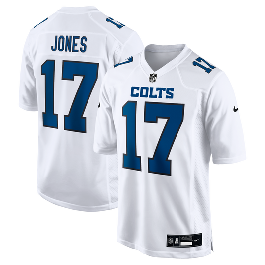 Daniel Jones Indianapolis Colts Fashion Game Jersey - Tundra White | Stitched Football Jersey TJS0091