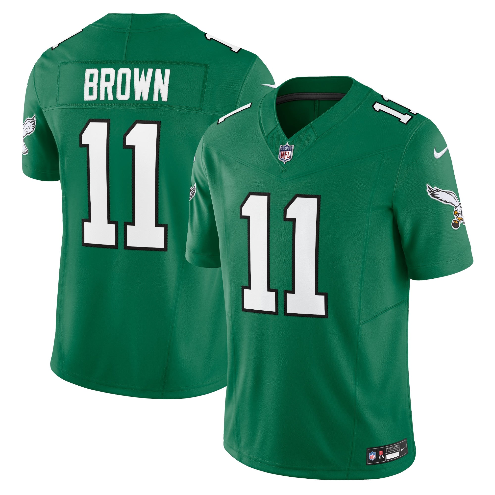 A.J. Brown Philadelphia Eagles Vapor F.U.S.E. Limited Jersey - Kelly Green | Stitched Football Jersey TJS0067
