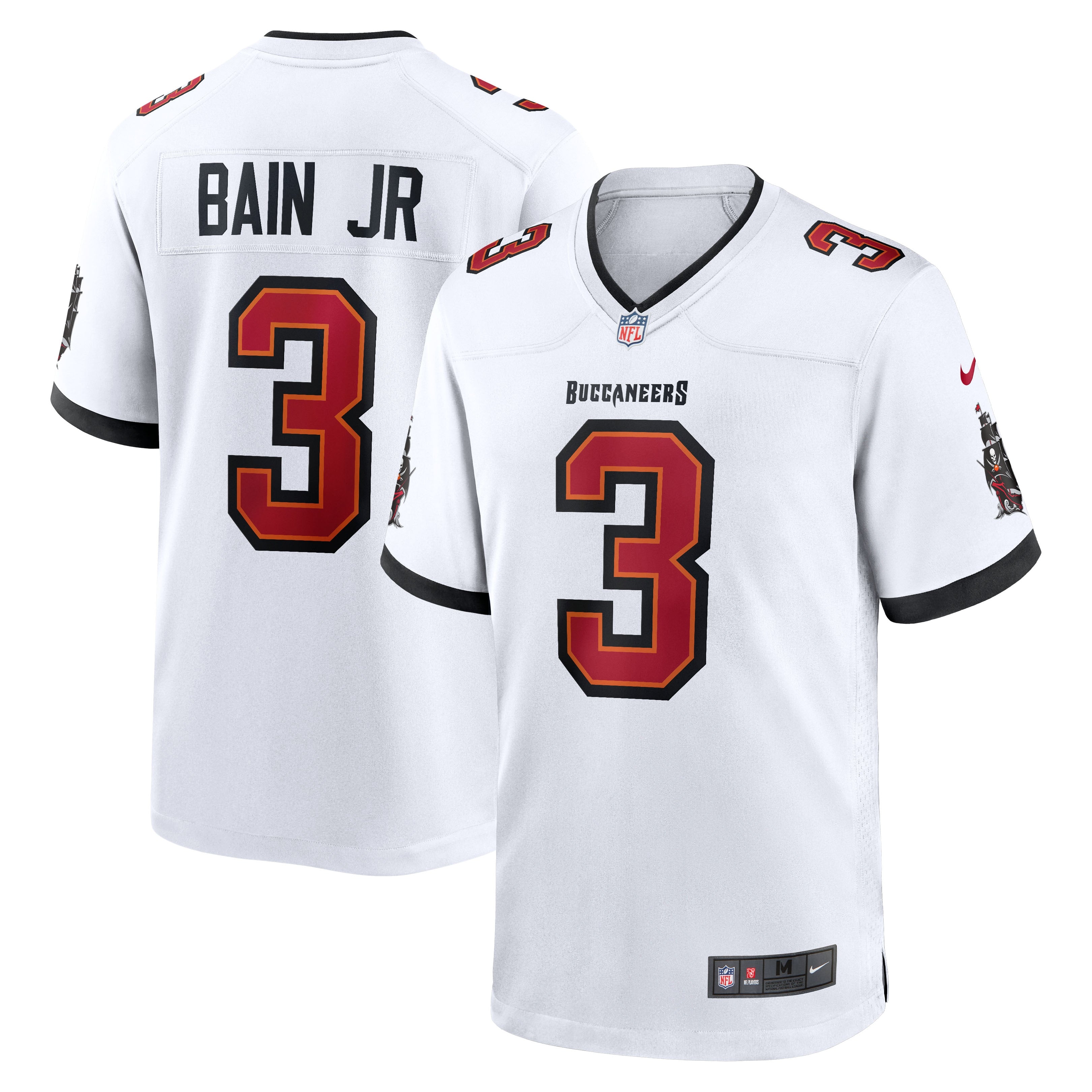 Rueben Bain Jr. Tampa Bay Buccaneers Game Jersey - White | Stitched Football Jersey TJS0096