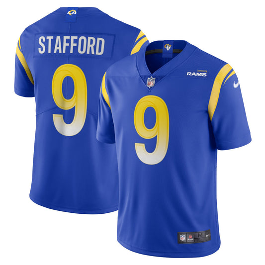 Matthew Stafford Los Angeles Rams Vapor Limited Jersey - Royal | Stitched Football Jersey TJS0009