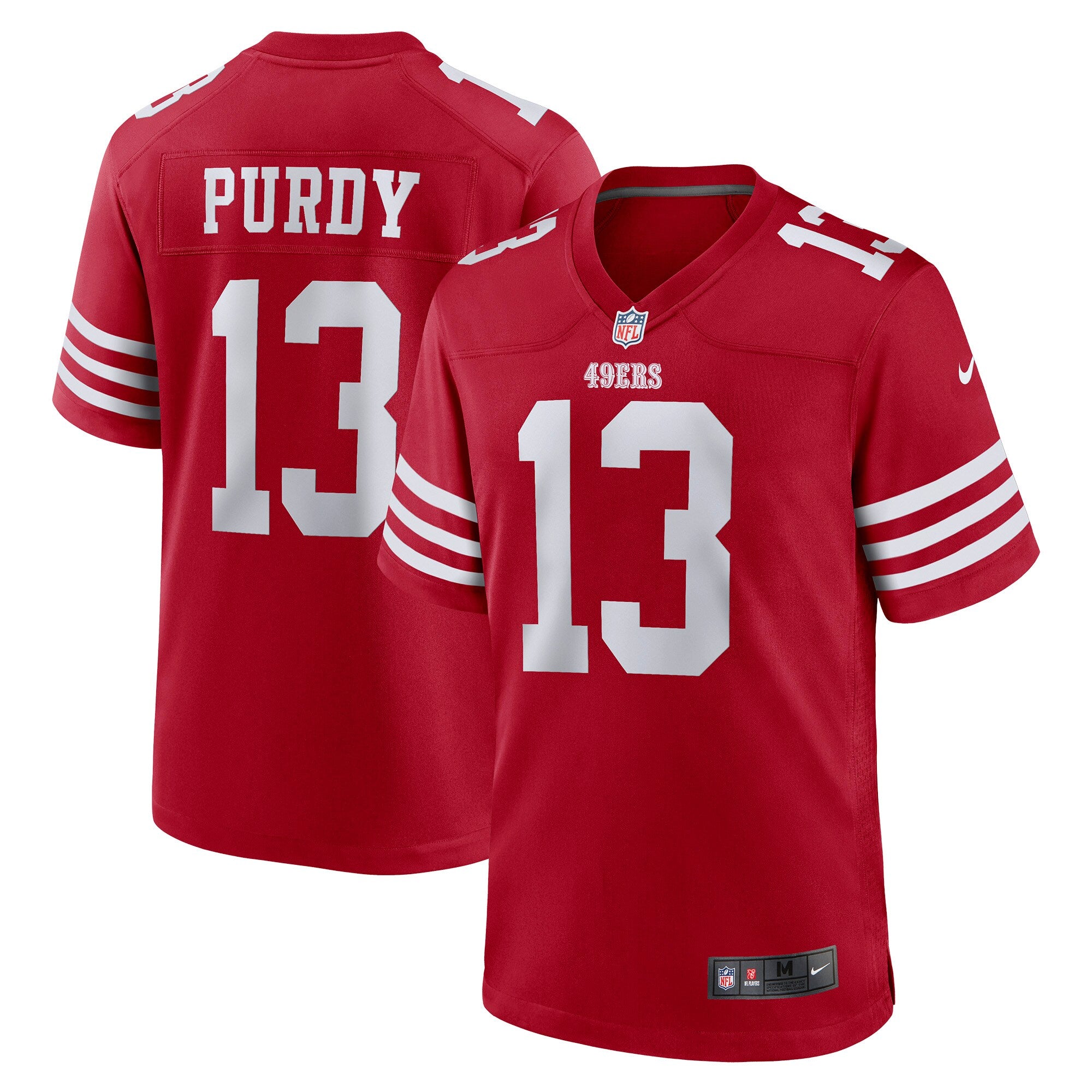 Brock Purdy San Francisco 49ers Game Player Jersey - Scarlet | Stitched Football Jersey TJS0064