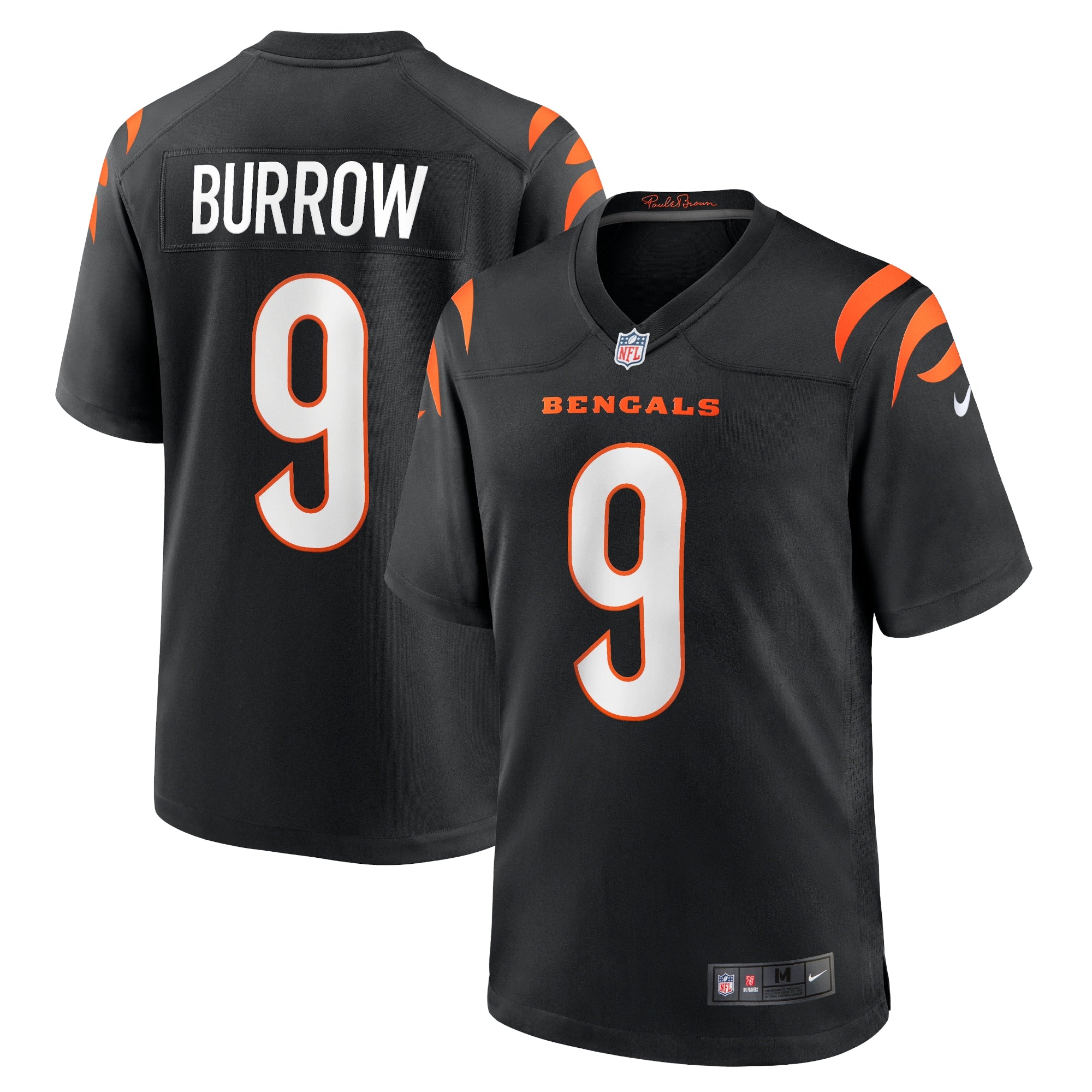 Joe Burrow Cincinnati Bengals Player Game Jersey - Black | Stitched Football Jersey TJS0056