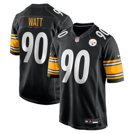 T.J. Watt Pittsburgh Steelers Game Jersey - Black | Stitched Football Jersey TJS0021
