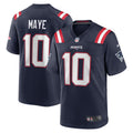 Drake Maye New England Patriots Player Game Jersey - Navy | Stitched Football Jersey TJS0003
