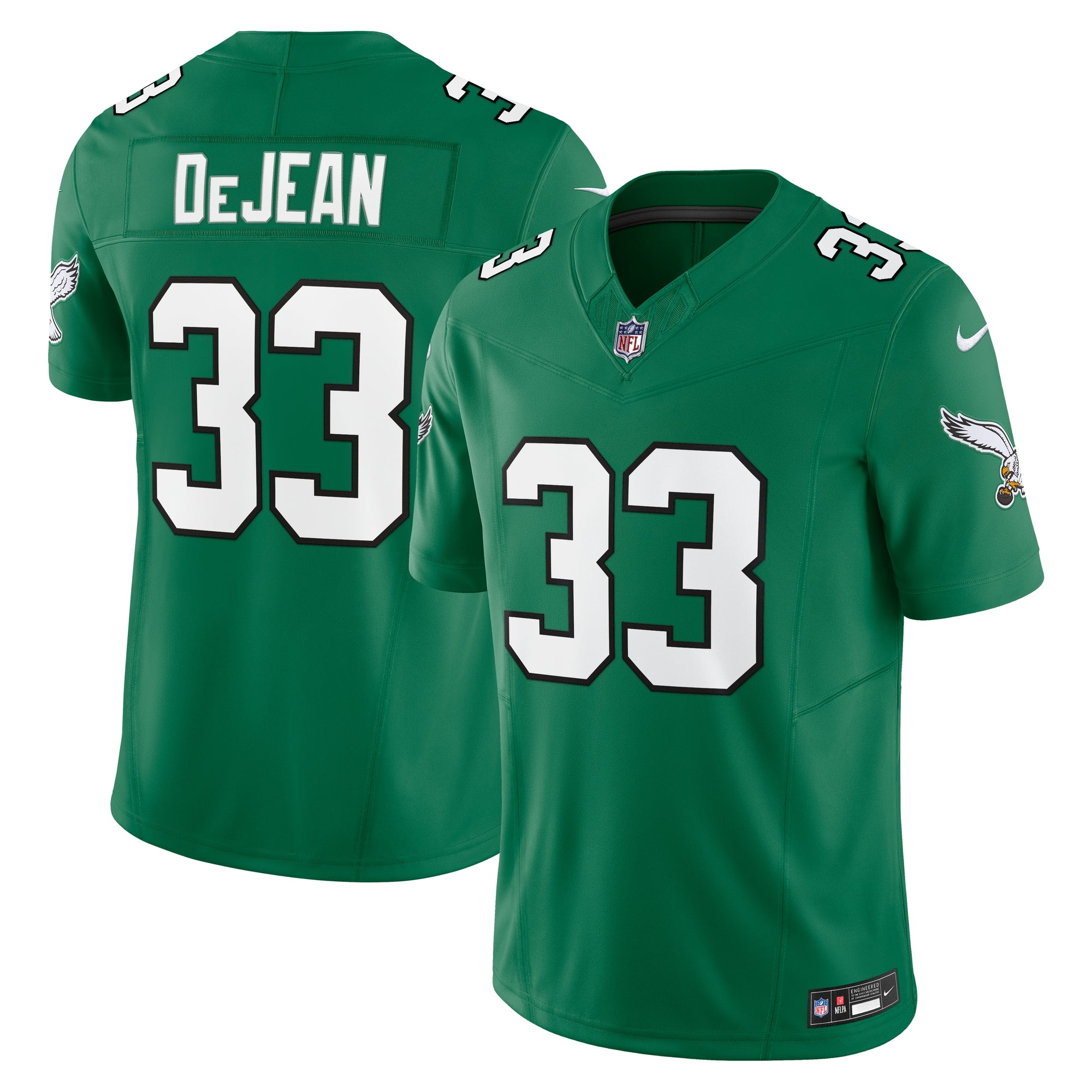 Cooper DeJean Philadelphia Eagles Alternate 2 Vapor F.U.S.E. Limited Jersey - Kelly Green | Stitched Football Jersey TJS0071