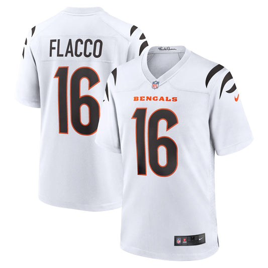 Joe Flacco Cincinnati Bengals Game Jersey - White | Stitched Football Jersey TJS0094