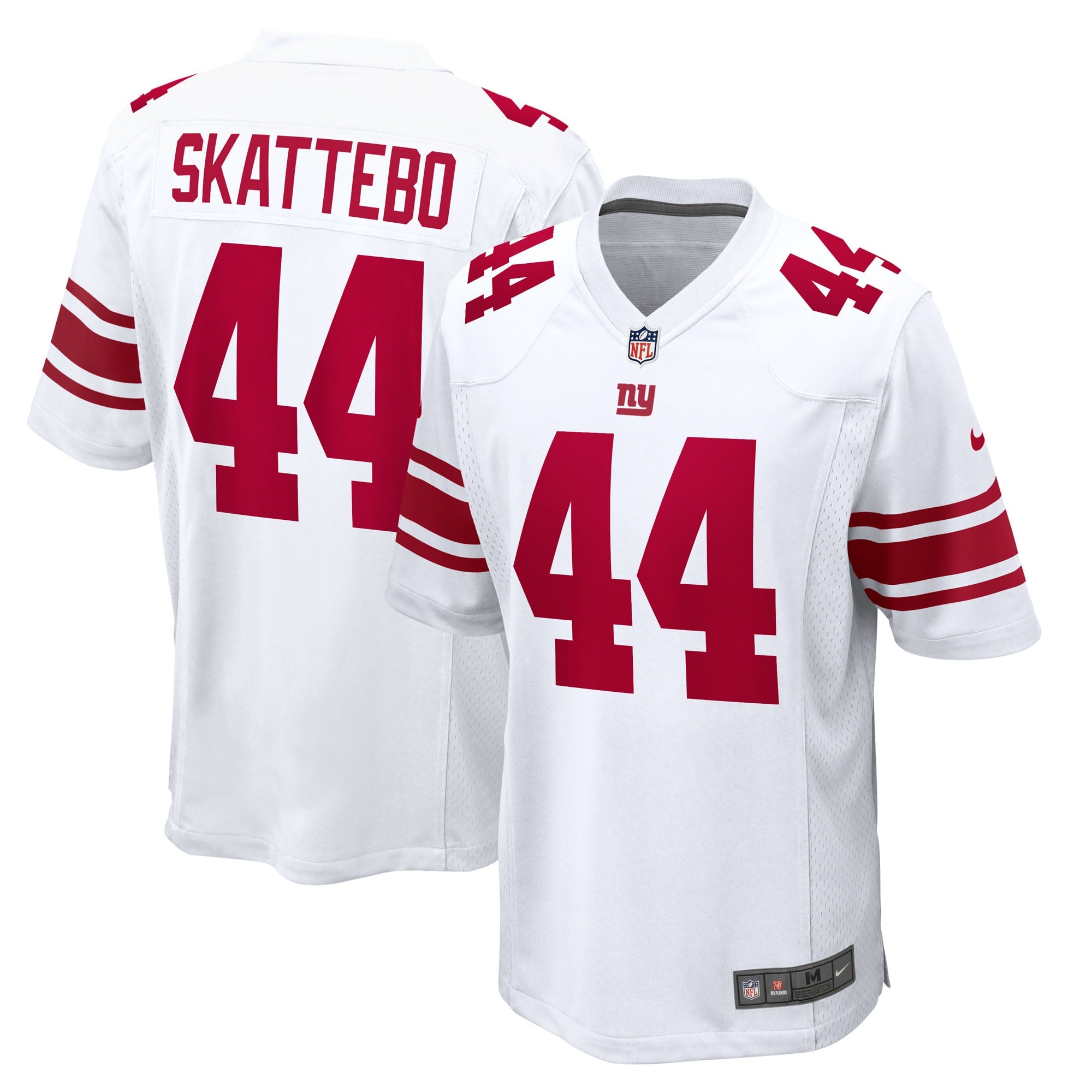 Cam Skattebo New York Giants Game Jersey - White | Stitched Football Jersey TJS0099