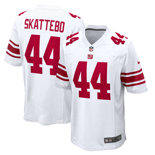 Cam Skattebo New York Giants Game Jersey - White | Stitched Football Jersey TJS0099