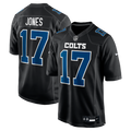 Daniel Jones Indianapolis Colts Fashion Game Jersey - Carbon Black | Stitched Football Jersey TJS0055