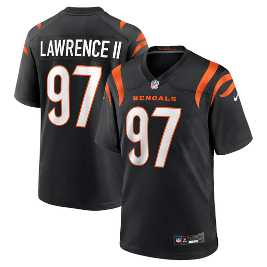 Dexter Lawrence II Cincinnati Bengals Game Jersey - Black | Stitched Football Jersey TJS0004