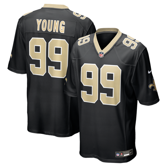 Chase Young New Orleans Saints Game Jersey - Black | Stitched Football Jersey TJS0075