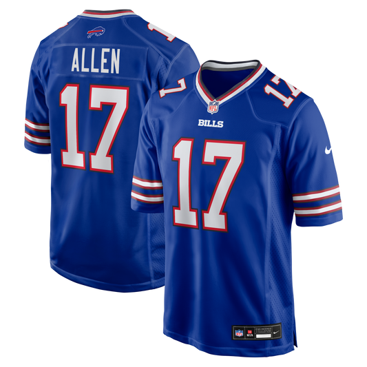 Josh Allen Buffalo Bills Team Game Player Jersey - Royal | Stitched Football Jersey TJS0039