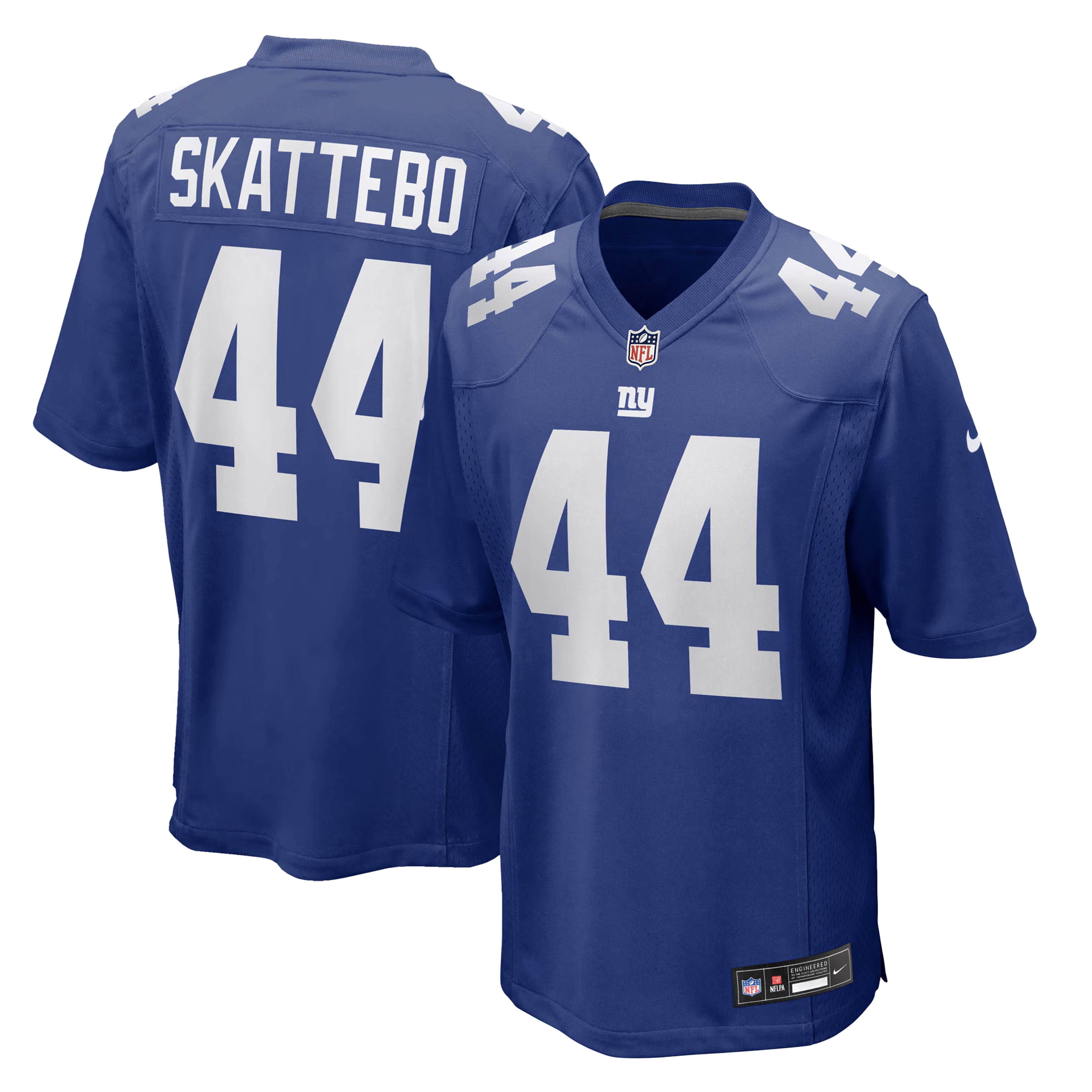 Cam Skattebo New York Giants Team Game Player Jersey - Royal | Stitched Football Jersey TJS0022