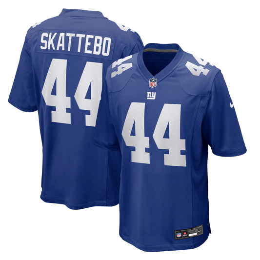 Cam Skattebo New York Giants Team Game Player Jersey - Royal | Stitched Football Jersey TJS0022