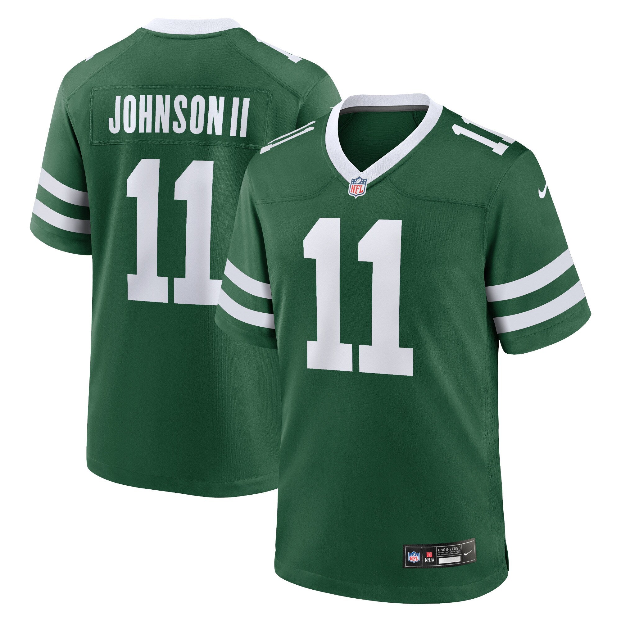 Jermaine Johnson II New York Jets Game Jersey - Legacy Green | Stitched Football Jersey TJS0061