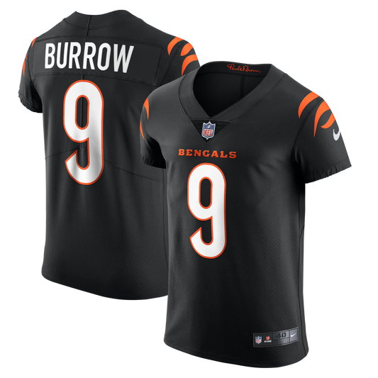 Joe Burrow Cincinnati Bengals Vapor Elite Jersey - Black | Stitched Football Jersey TJS0070