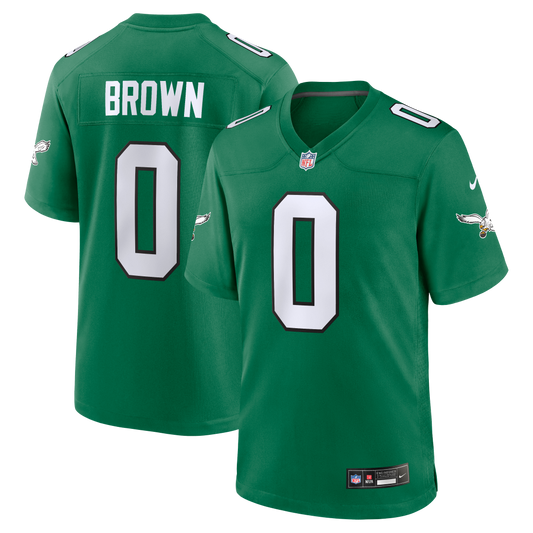 Marquise Brown Philadelphia Eagles Alternate 2 Game Jersey - Kelly Green | Stitched Football Jersey TJS0073