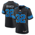 Brian Branch Detroit Lions Alternate Game Jersey - Black | Stitched Football Jersey TJS0084