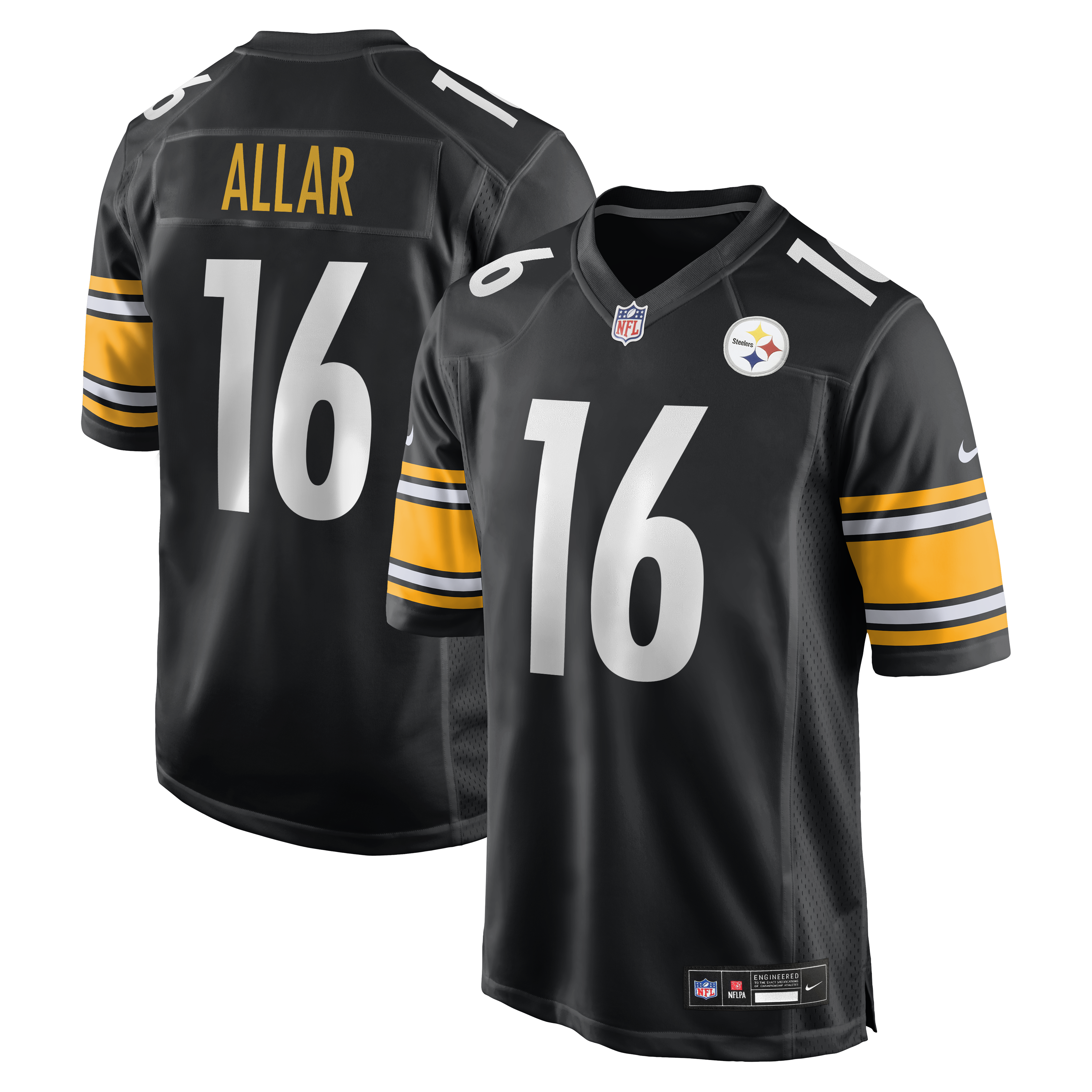 Drew Allar Pittsburgh Steelers Game Jersey - Black | Stitched Football Jersey TJS0087