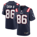 Efton Chism III New England Patriots Team Game Jersey - Navy | Stitched Football Jersey TJS0058