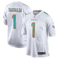 Tua Tagovailoa Miami Dolphins Game Jersey - White | Stitched Football Jersey TJS0008