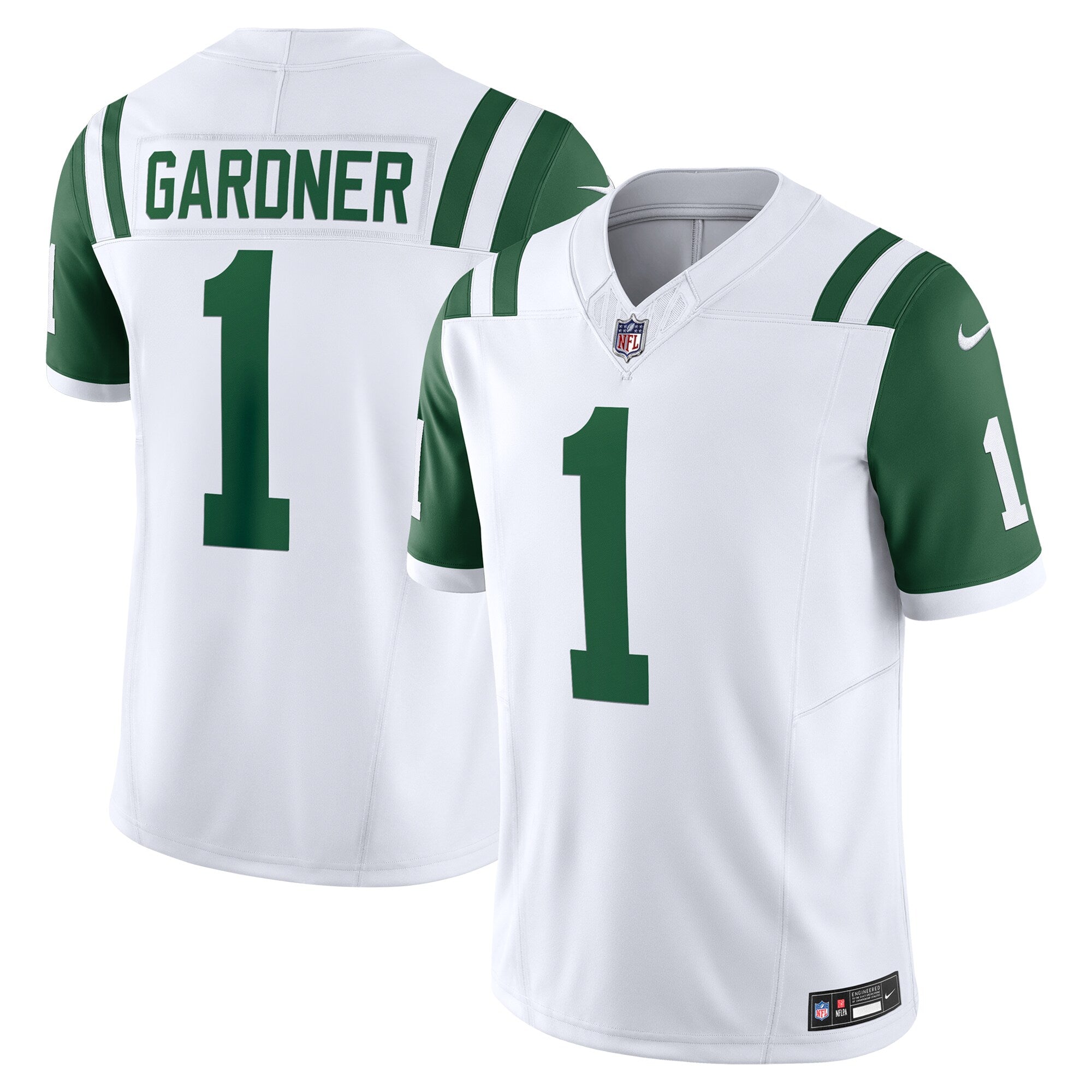 Ahmad Sauce Gardner New York Jets Classic Alternate Vapor F.U.S.E. Limited Jersey - White | Stitched Football Jersey TJS0038