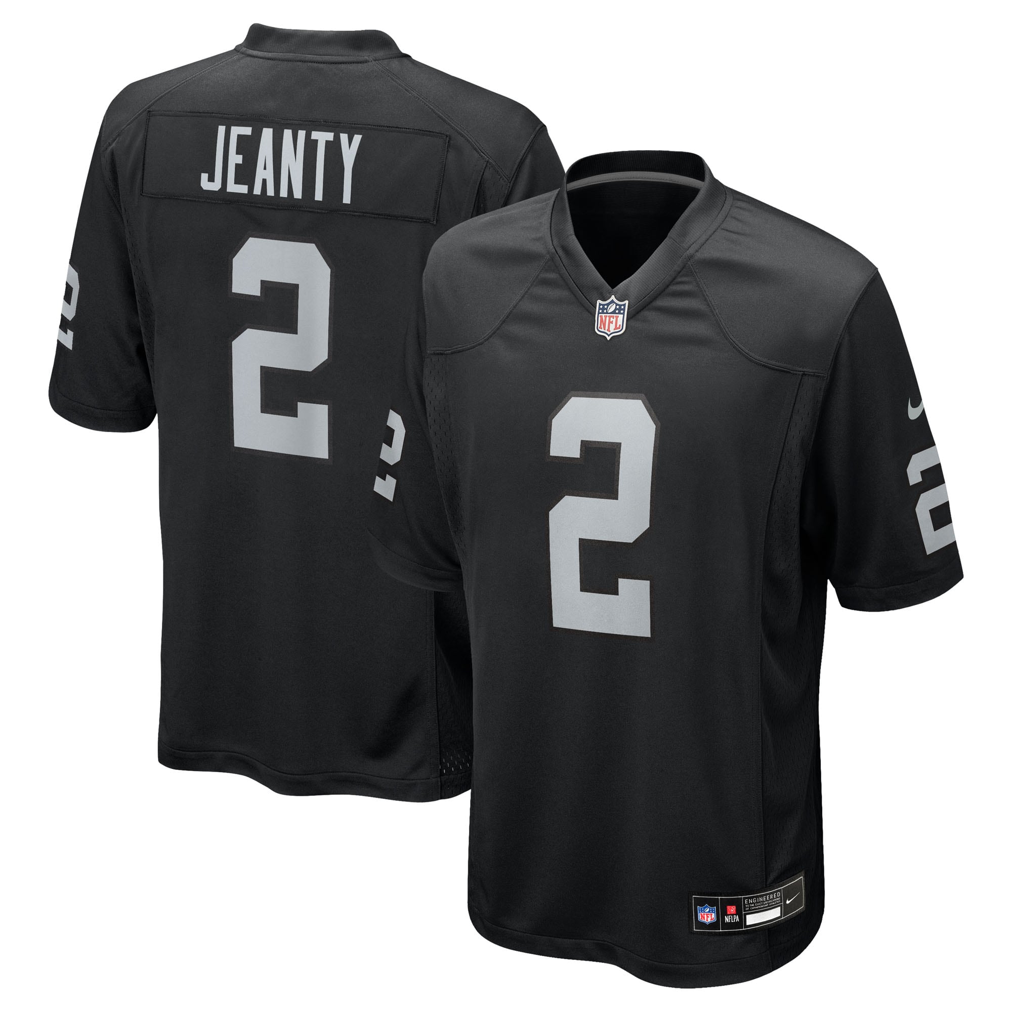 Ashton Jeanty Las Vegas Raiders Team Game Jersey - Black | Stitched Football Jersey TJS0028