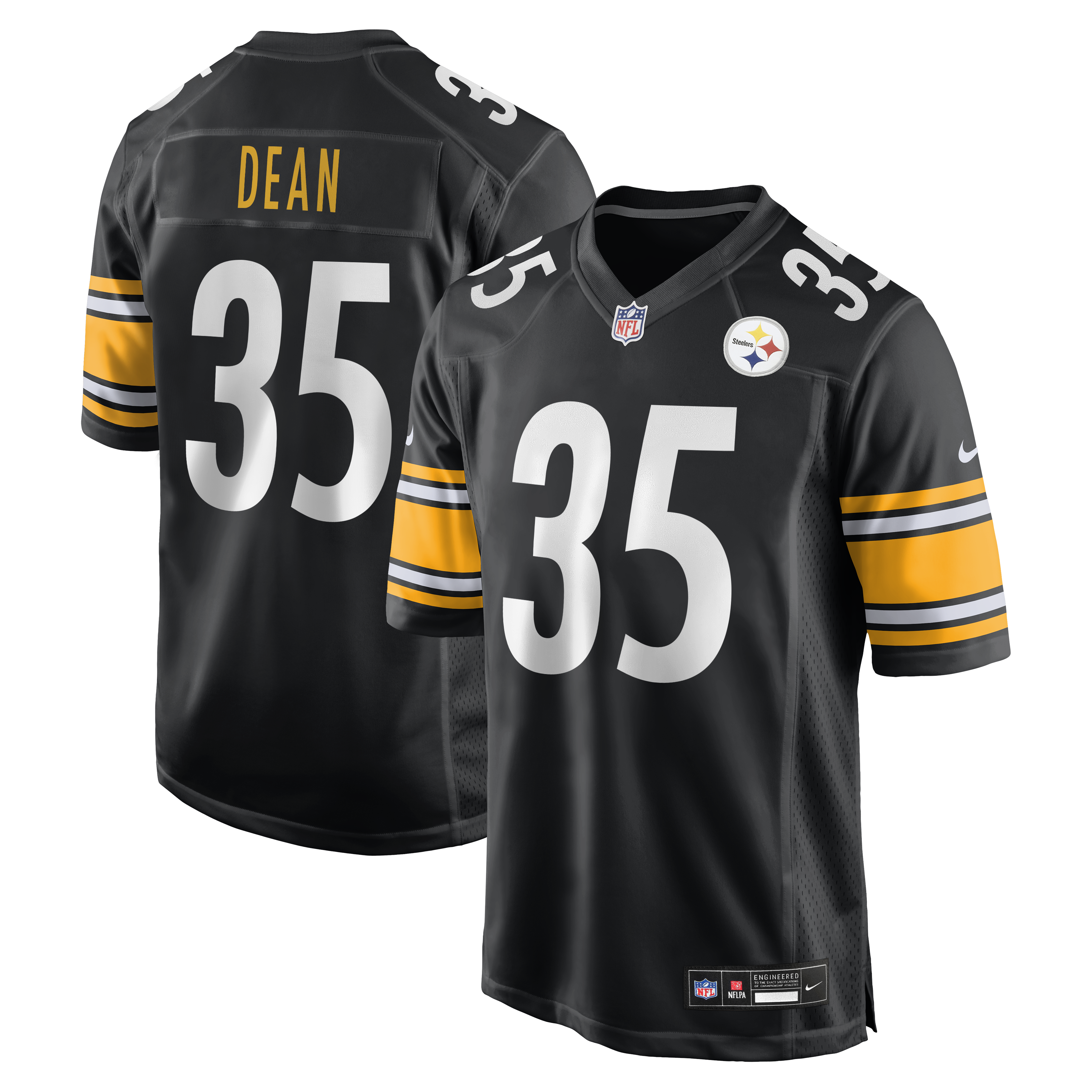 Jamel Dean Pittsburgh Steelers Team Game Jersey - Black | Stitched Football Jersey TJS0095