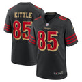 George Kittle San Francisco 49ers 2025 Rivalries Collection Game Jersey - Black | Stitched Football Jersey TJS0018