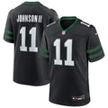 Jermaine Johnson II New York Jets Alternate Game Jersey - Legacy Black | Stitched Football Jersey TJS0046