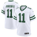 Jermaine Johnson II New York Jets Game Jersey - Legacy White | Stitched Football Jersey TJS0043