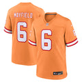 Baker Mayfield Tampa Bay Buccaneers Throwback Game Jersey - Orange | Stitched Football Jersey TJS0089