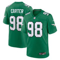 Jalen Carter Philadelphia Eagles Alternate Game Jersey - Kelly Green | Stitched Football Jersey TJS0082