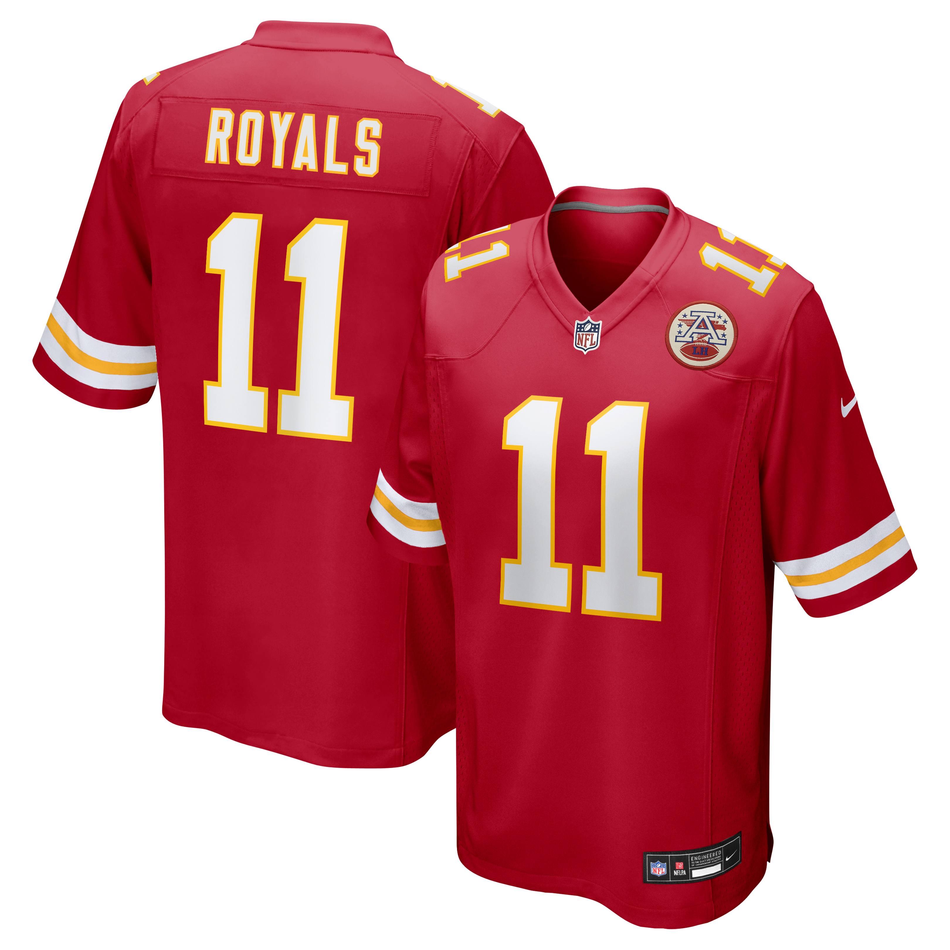 Jalen Royals Kansas City Chiefs Team Game Jersey - Red | Stitched Football Jersey TJS0231