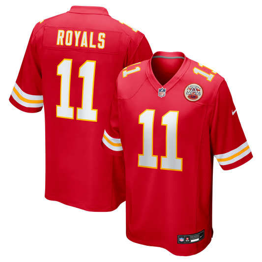 Jalen Royals Kansas City Chiefs Team Game Jersey - Red | Stitched Football Jersey TJS0231