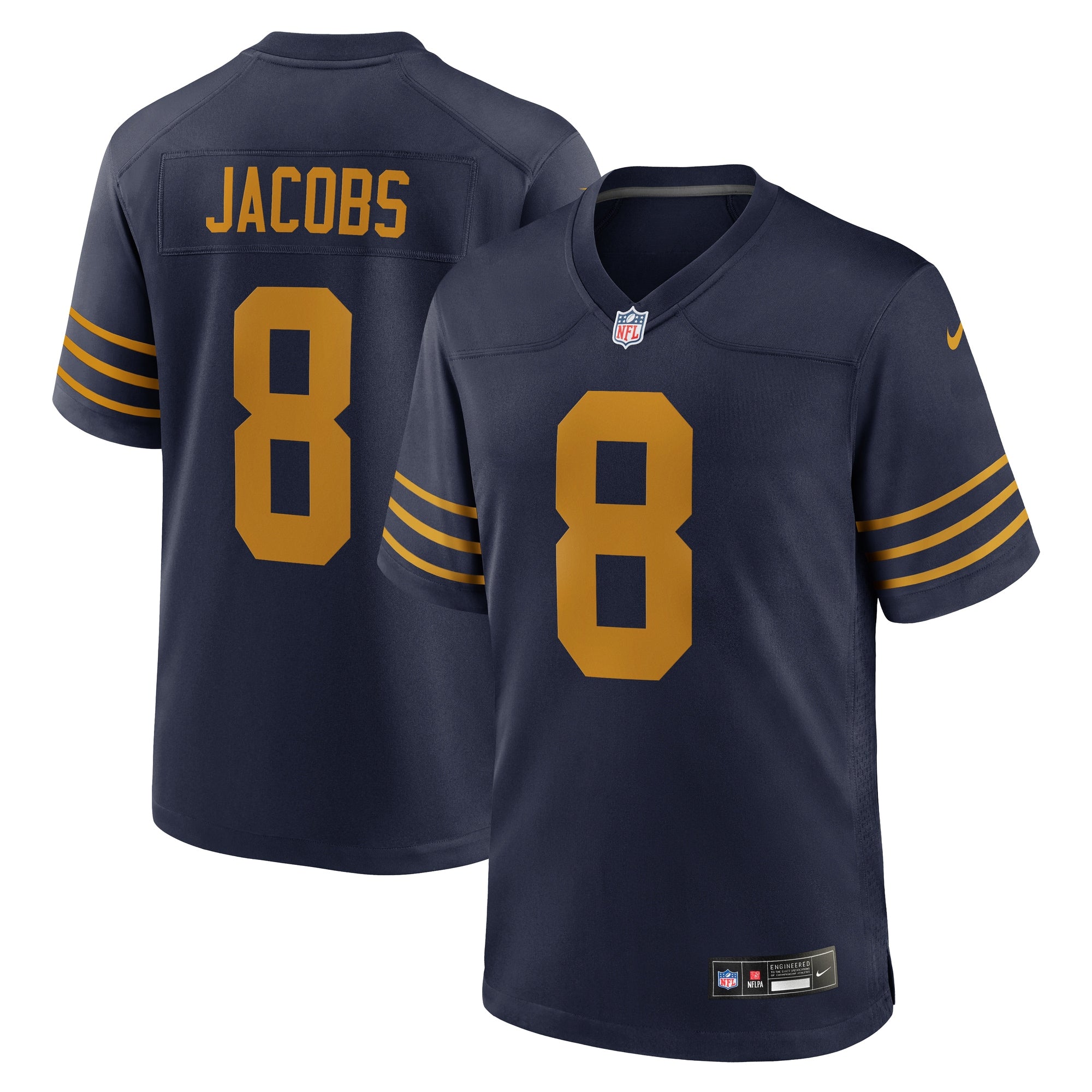 Josh Jacobs Green Bay Packers The 1923 Classic Game Jersey - Navy | Stitched Football Jersey TJS0154