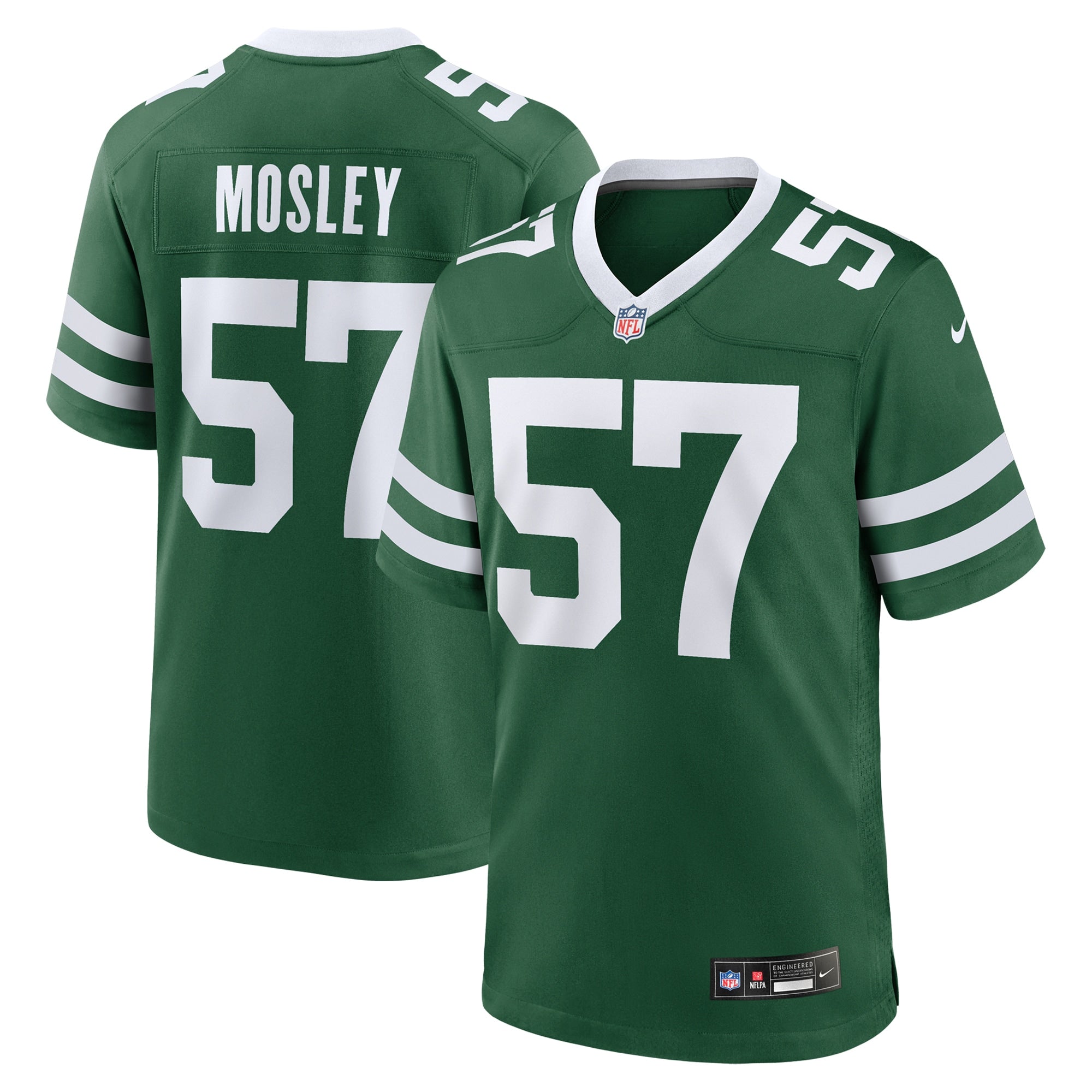 C.J. Mosley New York Jets Team Game Jersey - Legacy Green | Stitched Football Jersey TJS0285