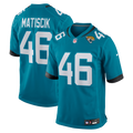 Ross Matiscik Jacksonville Jaguars Game Jersey - Teal | Stitched Football Jersey TJS0275