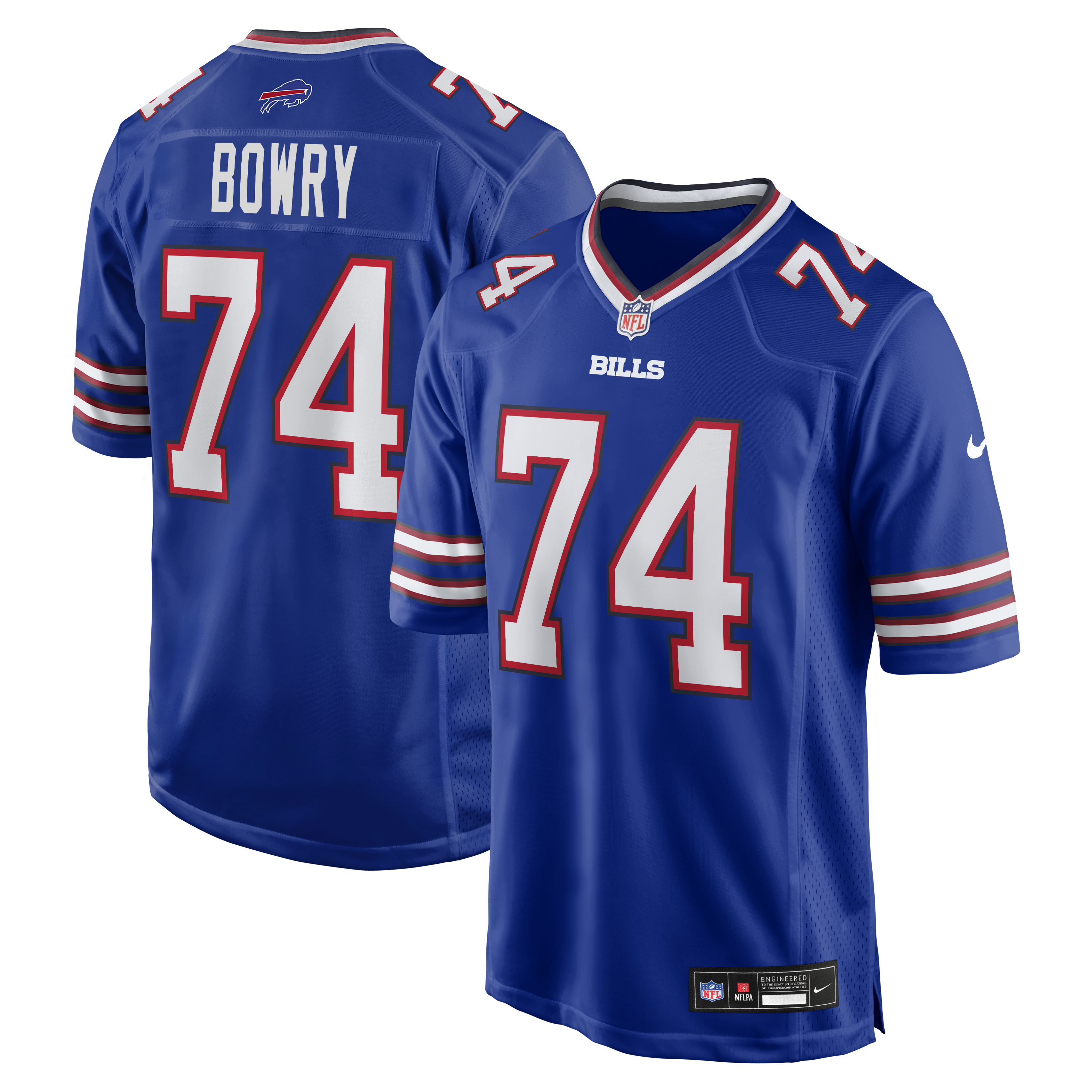 Jude Bowry Buffalo Bills Team Game Jersey - Royal | Stitched Football Jersey TJS0284