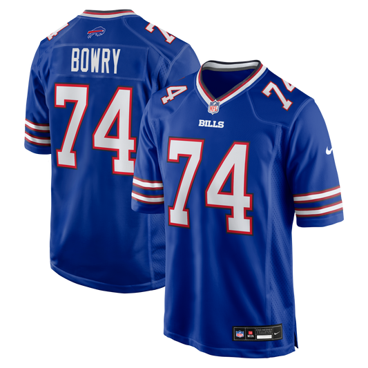 Jude Bowry Buffalo Bills Team Game Jersey - Royal | Stitched Football Jersey TJS0284