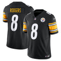 Aaron Rodgers Pittsburgh Steelers Team Vapor F.U.S.E. Limited Jersey - Black | Stitched Football Jersey TJS0126