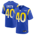 Jesse Luketa Los Angeles Rams Team Game Jersey - Royal | Stitched Football Jersey TJS0298